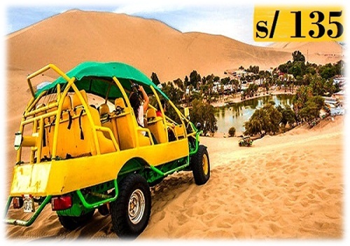 Paracas, Ica, Laguna Huacachina, Tubulares, Sandbording, City tour, Buggies, Dunas de Ica  